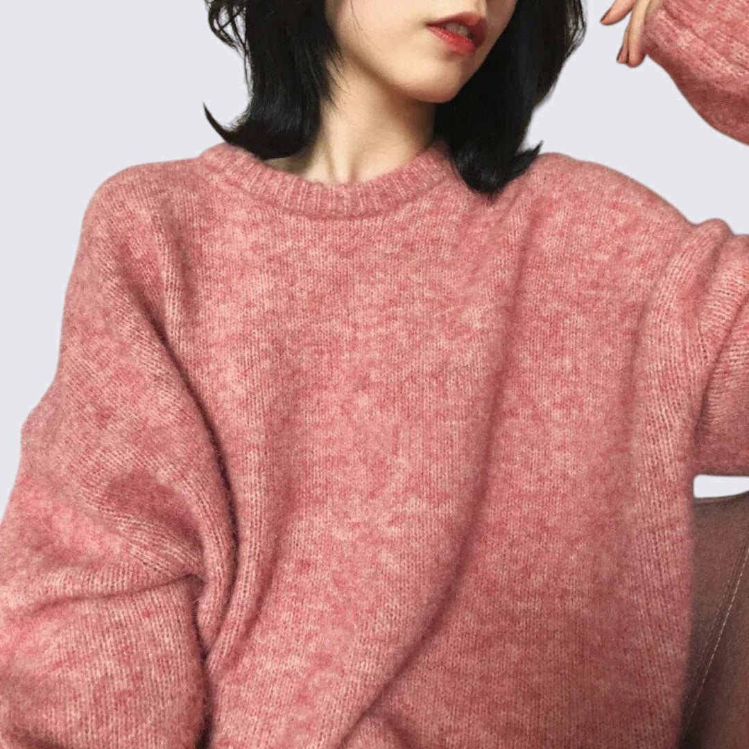 Oversized Long Sleeve Sweater for Women - Image 2