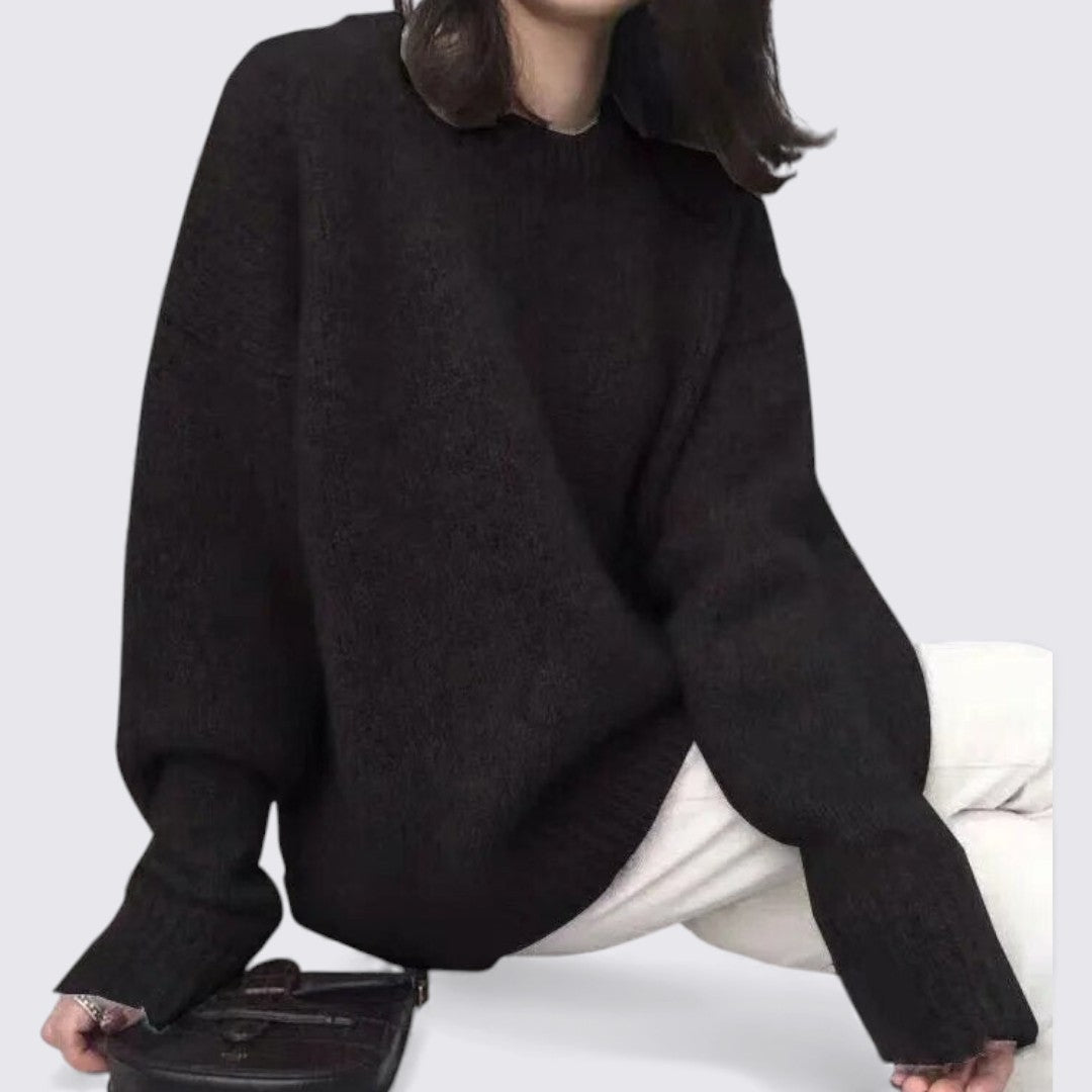 Oversized Long Sleeve Sweater for Women - Image 3