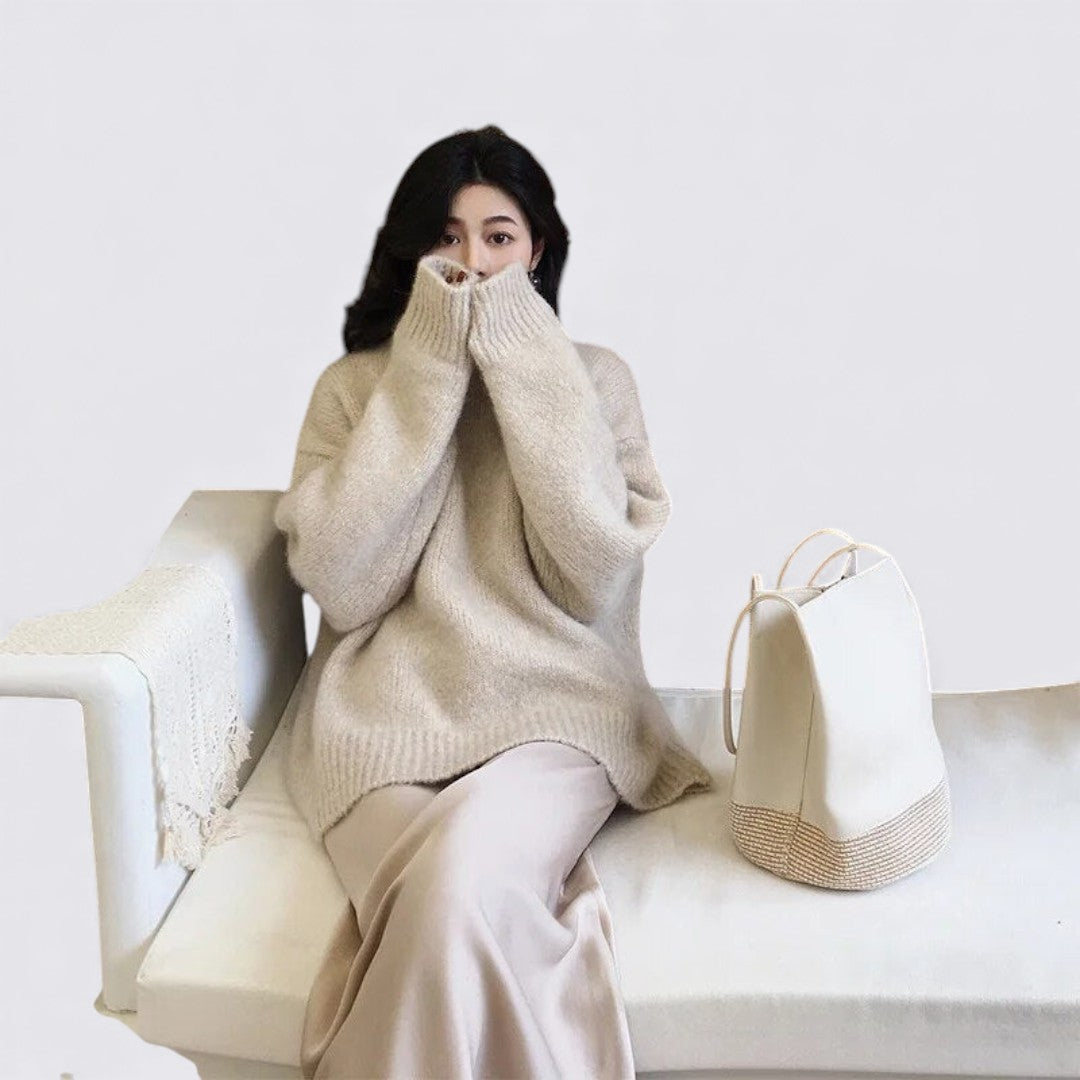 Oversized Long Sleeve Sweater for Women - Image 5