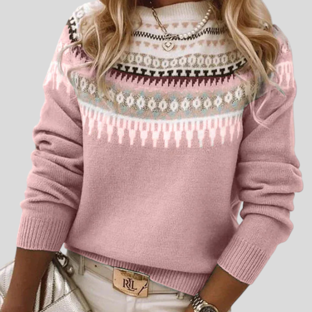 Fair Isle Crewneck Sweater for Women - Image 2