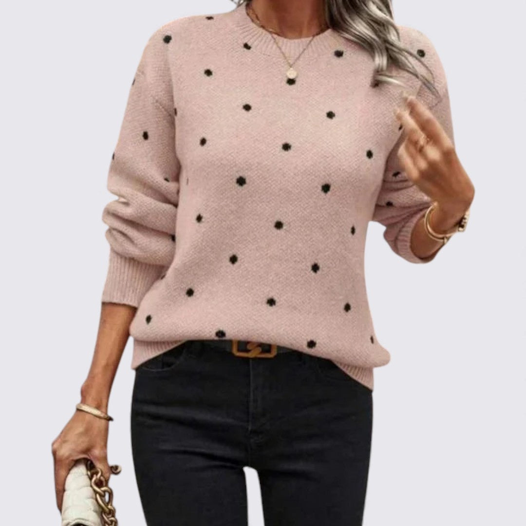Polka Dot Sweater for Women - Image 7