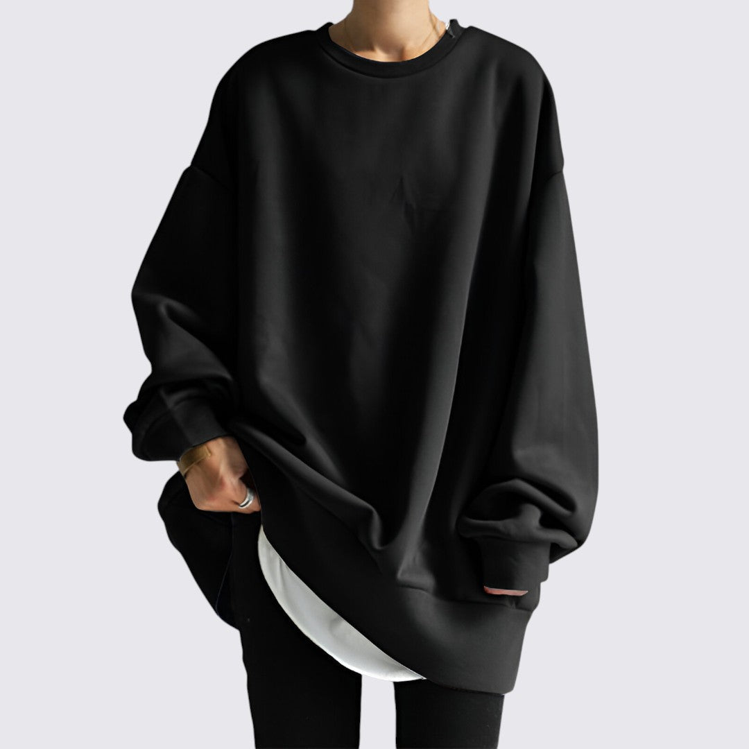 Oversized Long Sleeve Sweatshirt for Women - Image 2