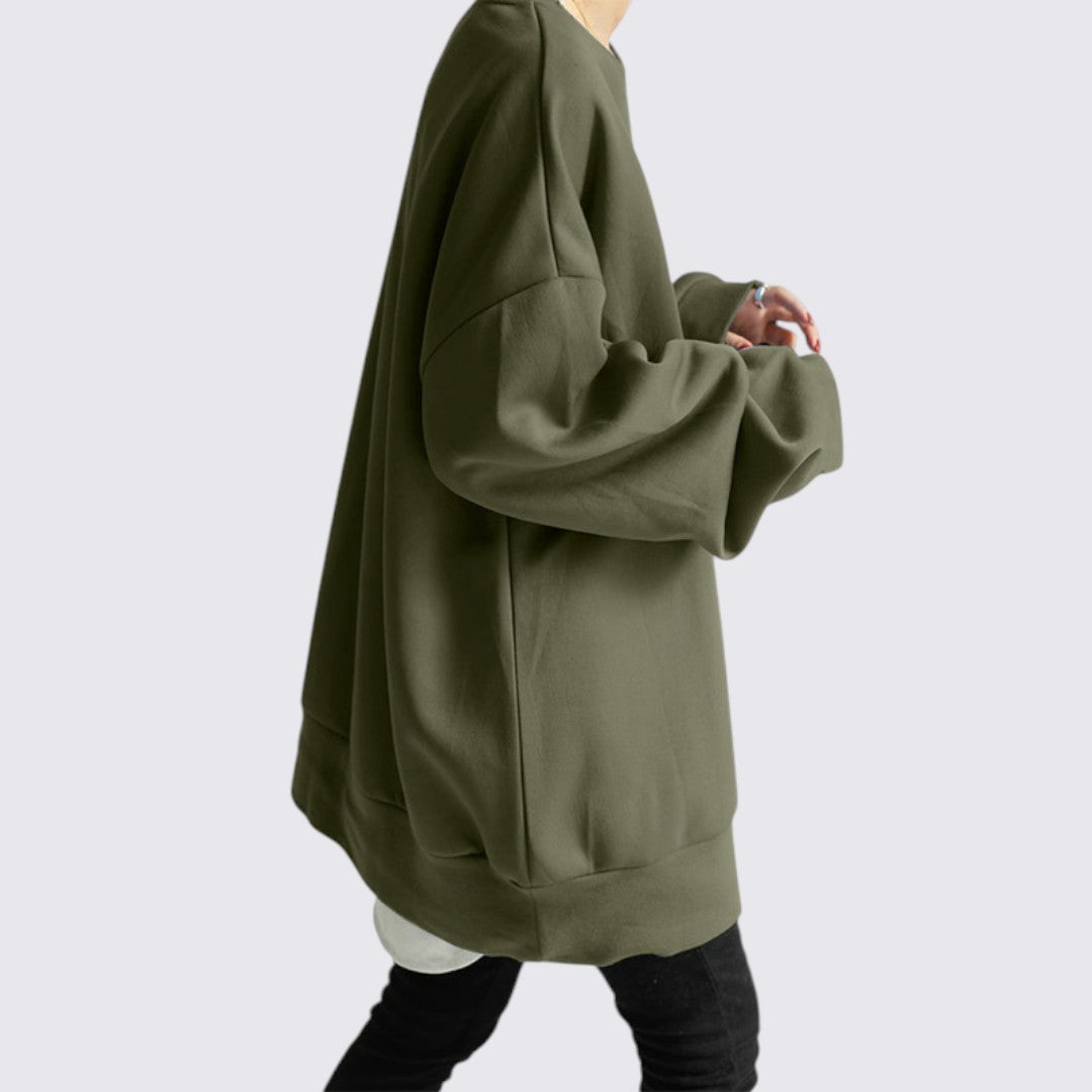 Oversized Long Sleeve Sweatshirt for Women - Image 7