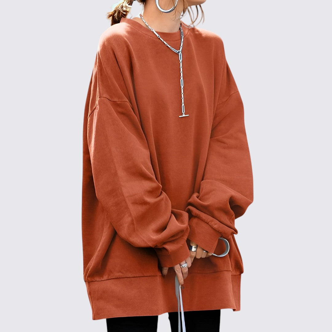 Oversized Long Sleeve Sweatshirt for Women - Image 9