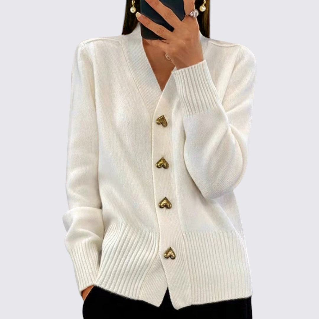 Button-Front Cardigan for Women - Image 6