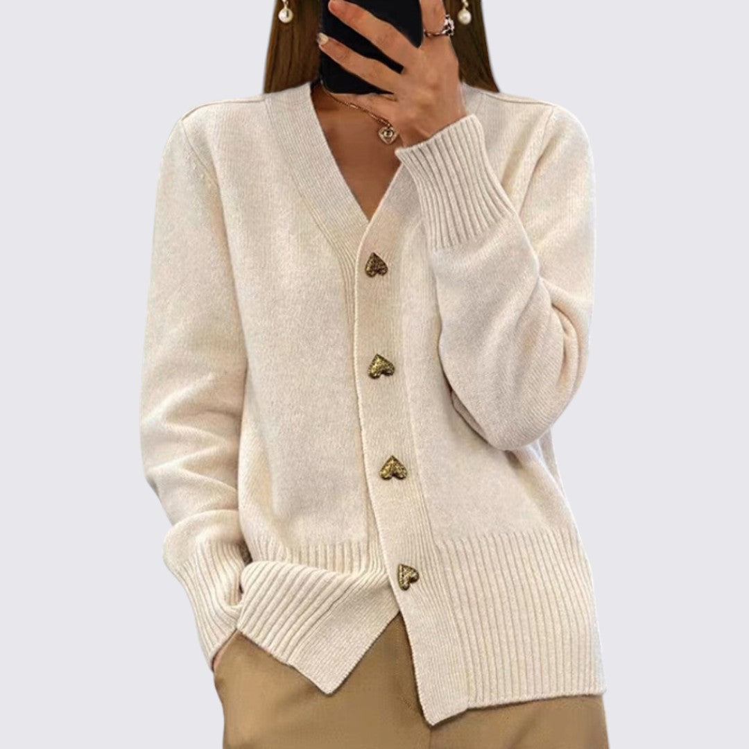 Button-Front Cardigan for Women - Image 7