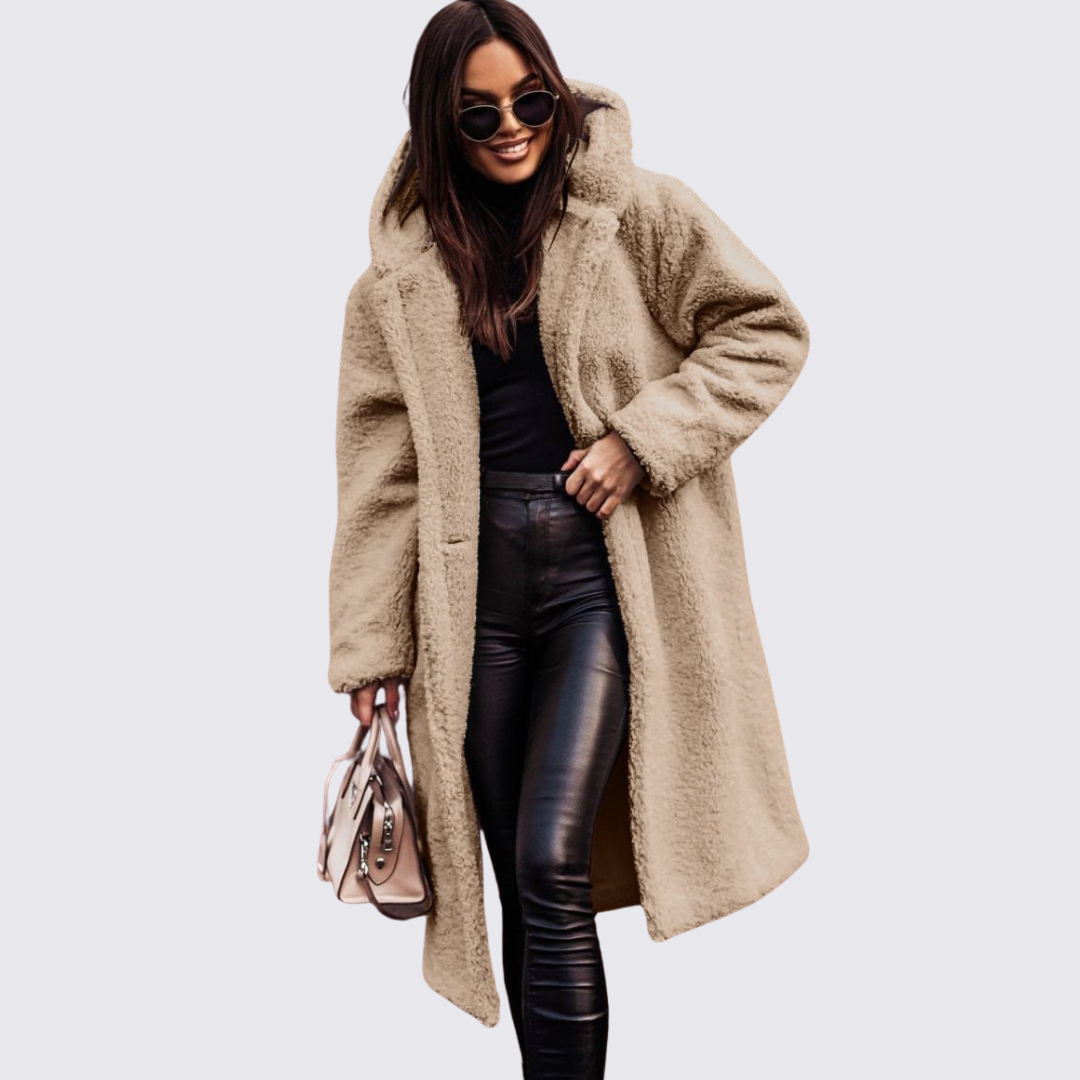 Hooded Teddy Coat for Women - Image 3