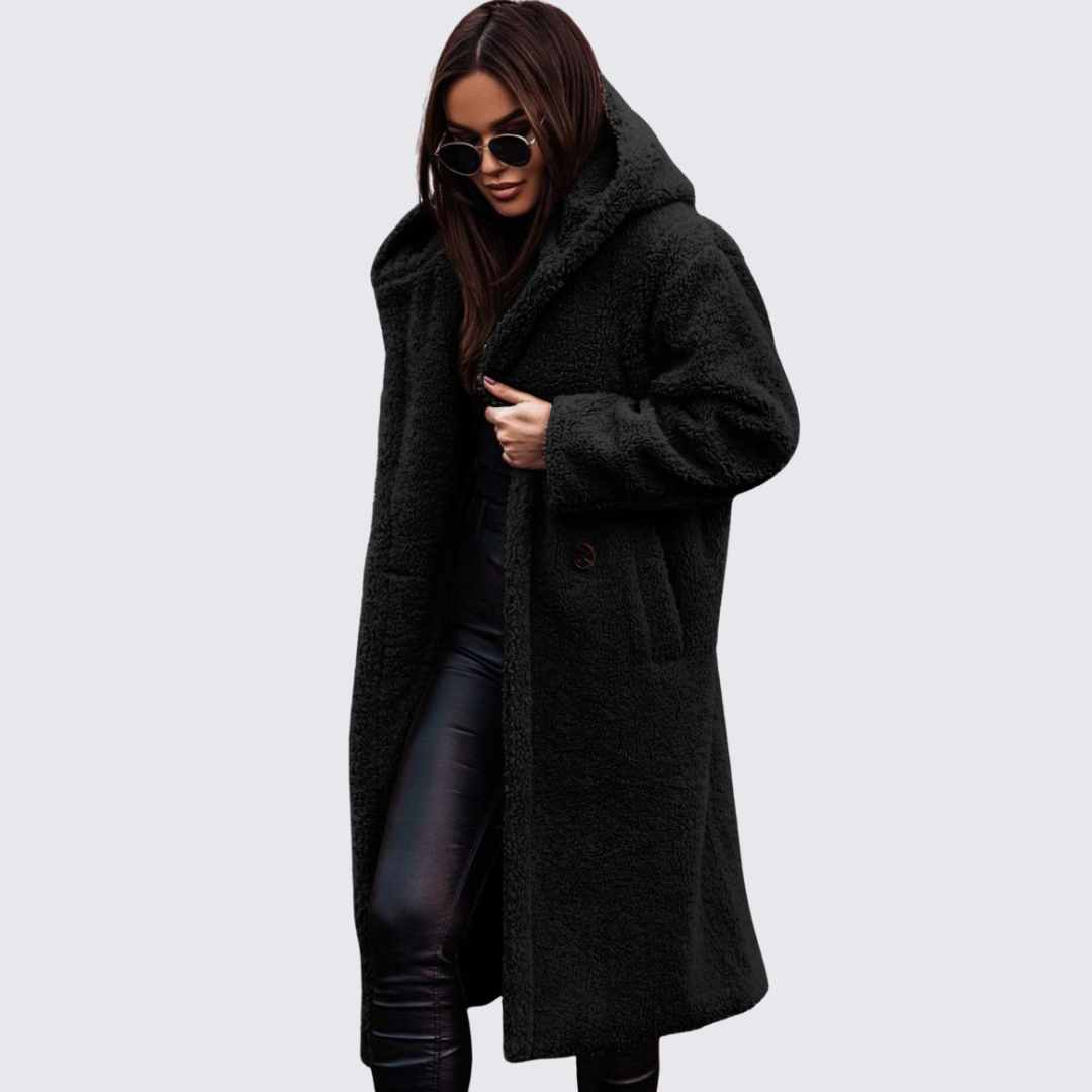 Hooded Teddy Coat for Women - Image 4