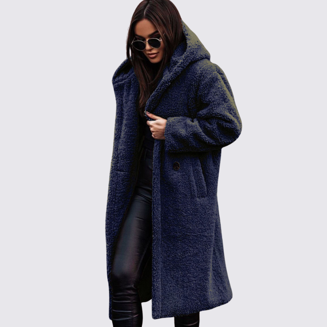 Hooded Teddy Coat for Women - Image 5