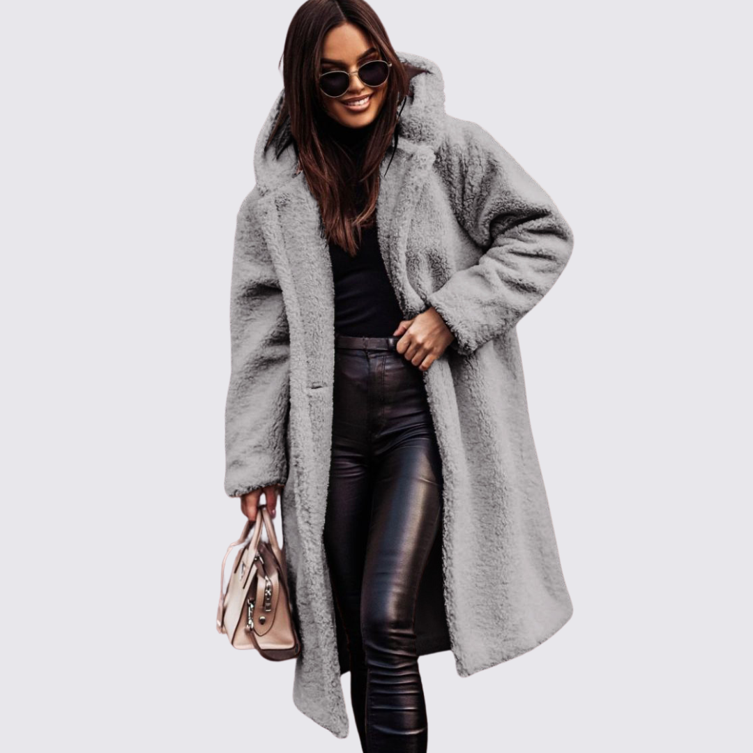 Hooded Teddy Coat for Women - Image 6