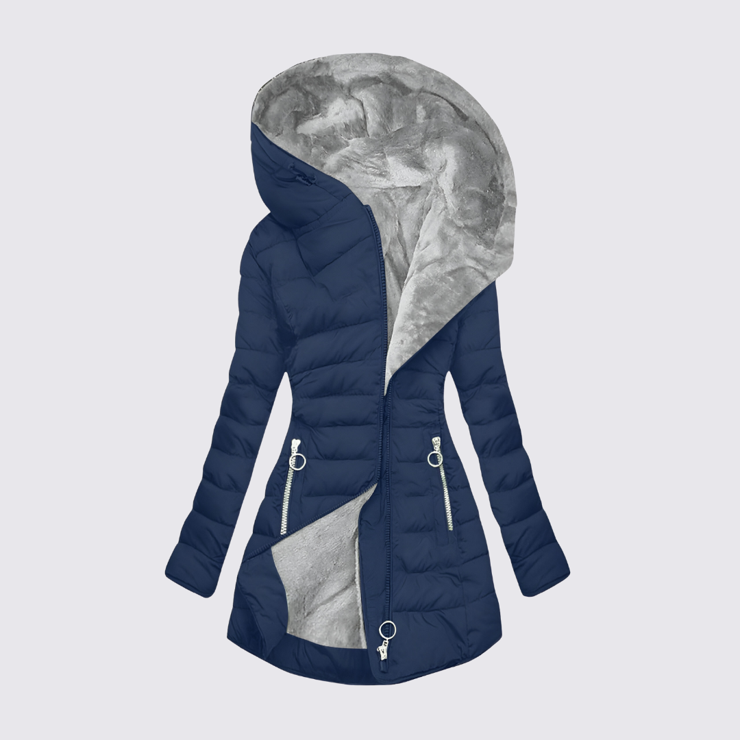 Hooded Puffer Jacket for Women - Image 10