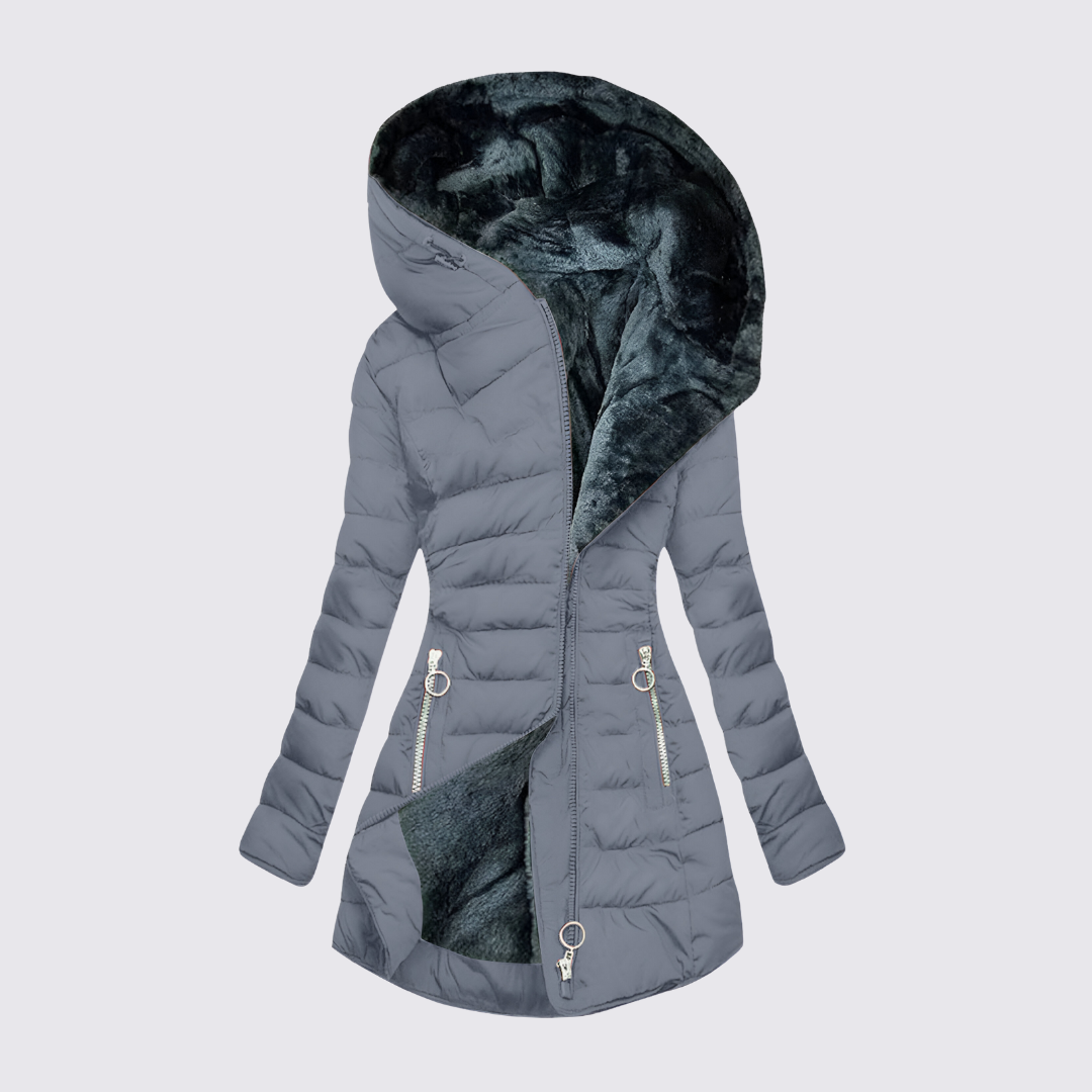 Hooded Puffer Jacket for Women - Image 11