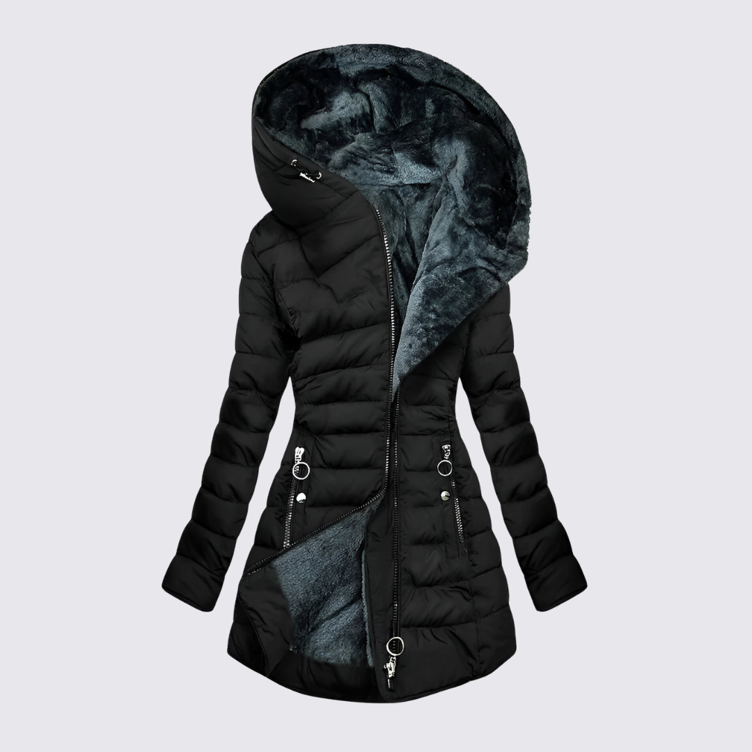 Hooded Puffer Jacket for Women - Image 2