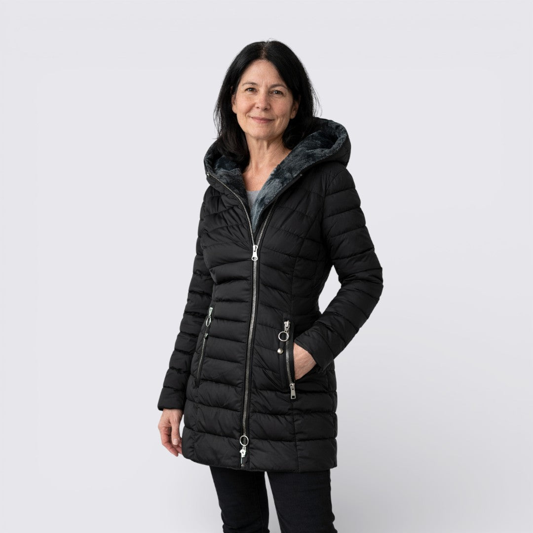 Hooded Puffer Jacket for Women - Image 1
