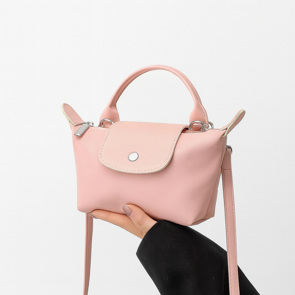 Elegant handbag pink