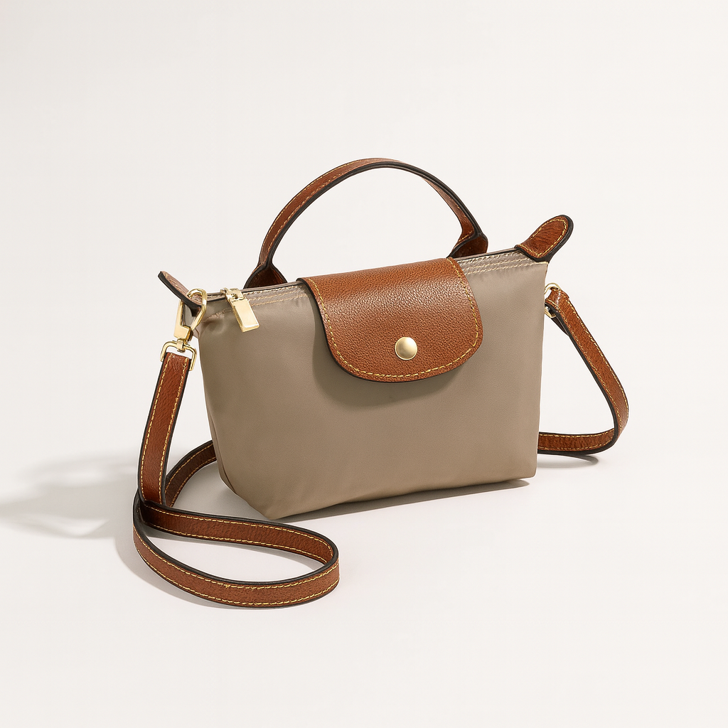 Elegant handbag khaki