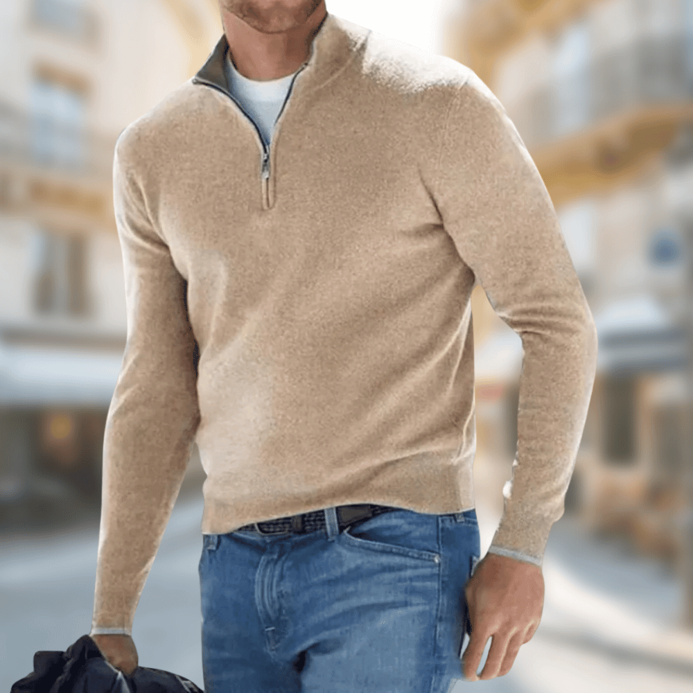 Theo - The comfortable and elegant sweater for the transition period