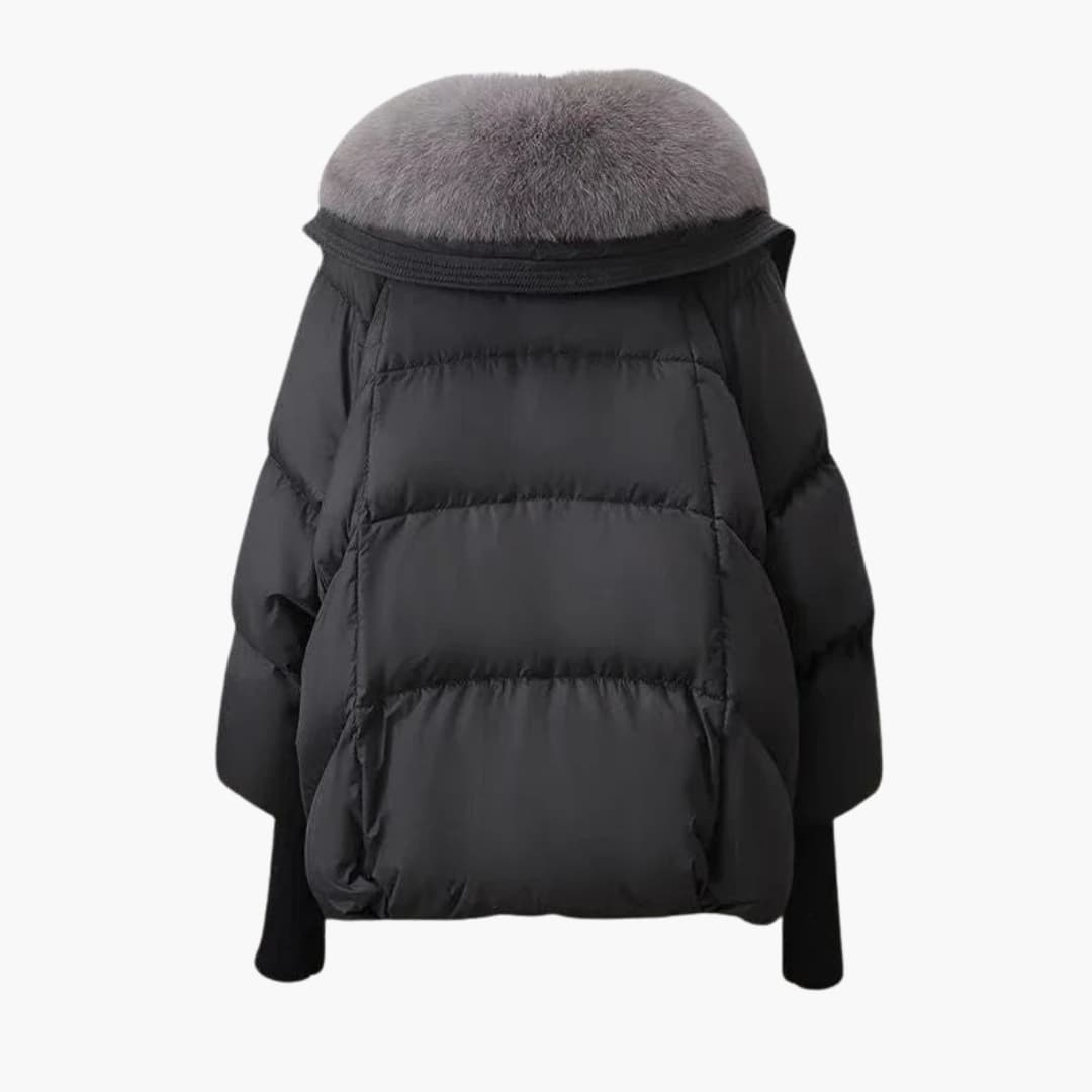 Fur Collar Puffer Jacket for Women - Image 4
