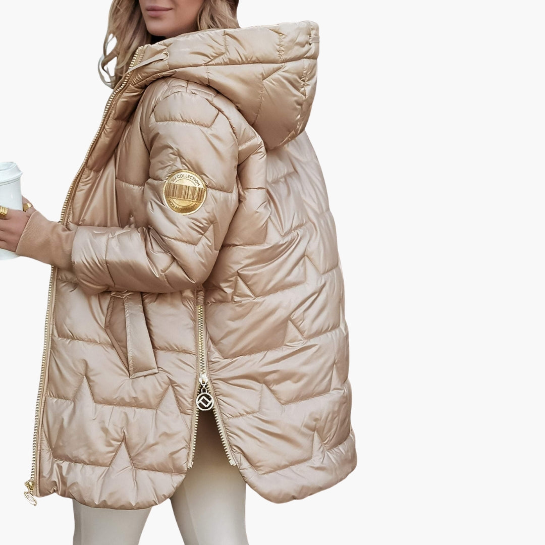 Hooded Quilted Puffer Jacket for Women - Image 5