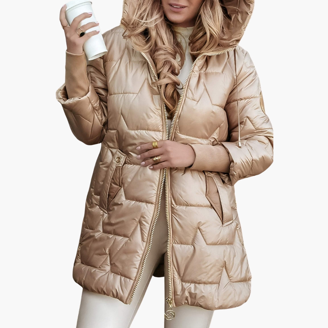 Hooded Quilted Puffer Jacket for Women - Image 6