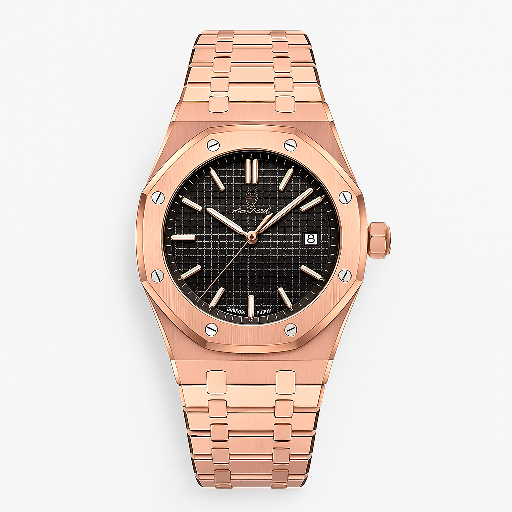 Watch Rose gold/black