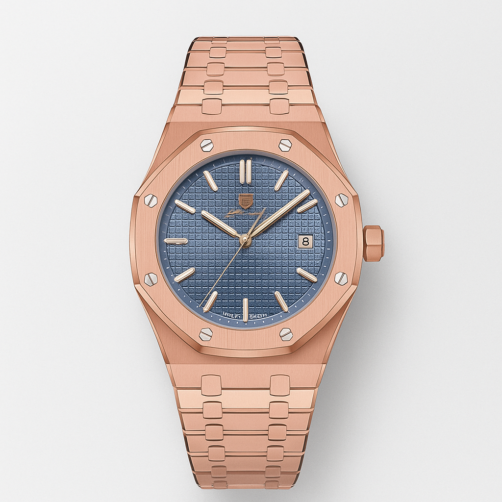 Watch Rose gold/blue