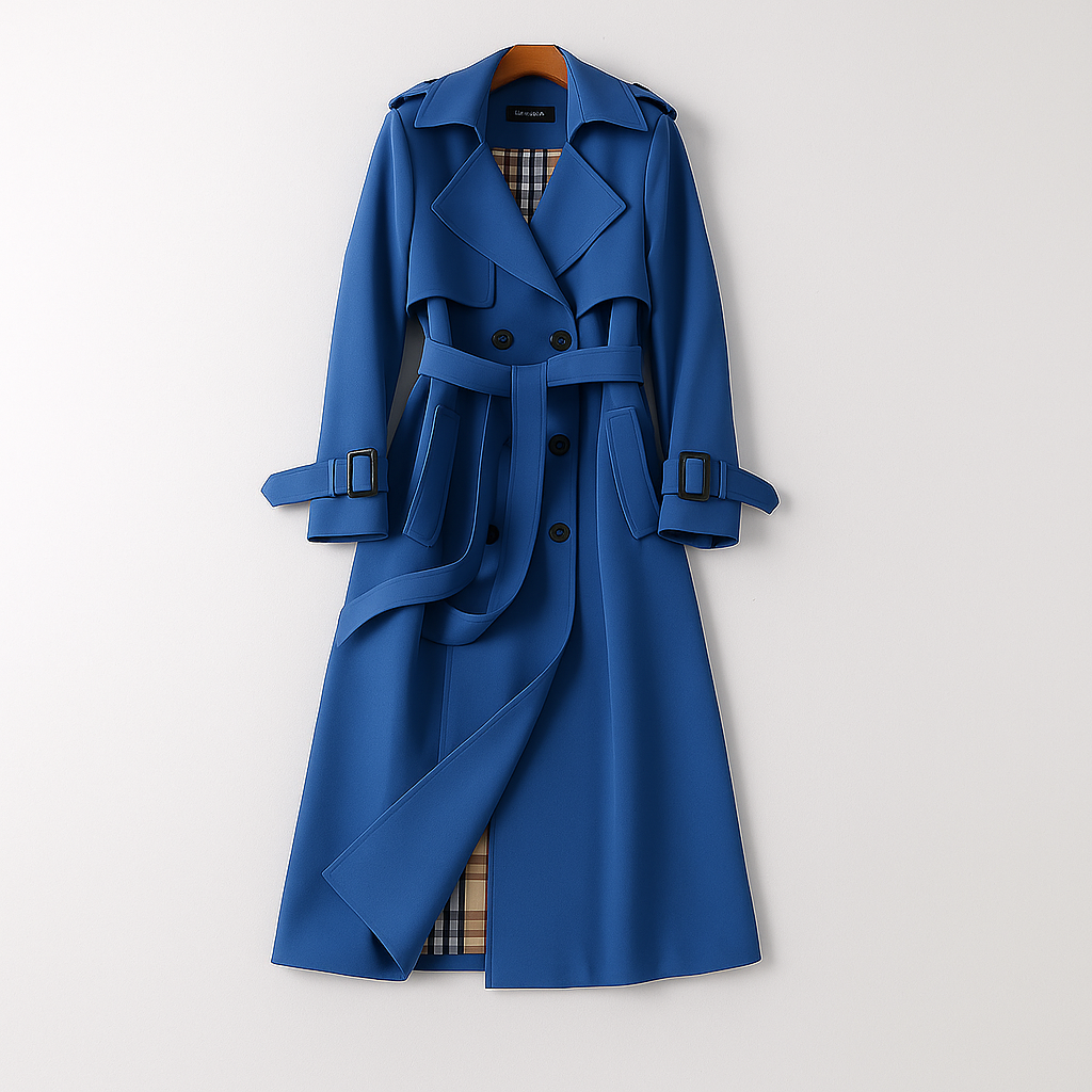 Trench coat blue