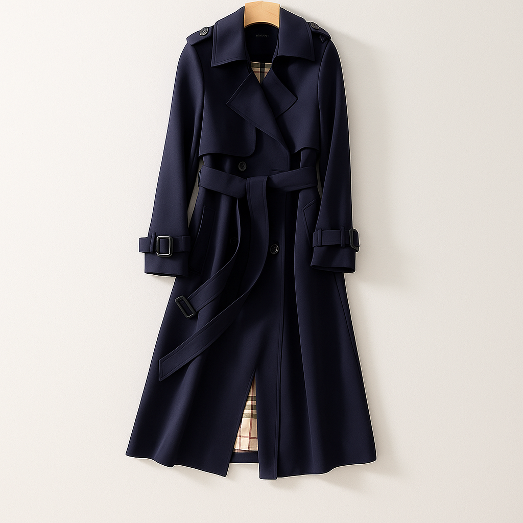 Trench coat navy blue
