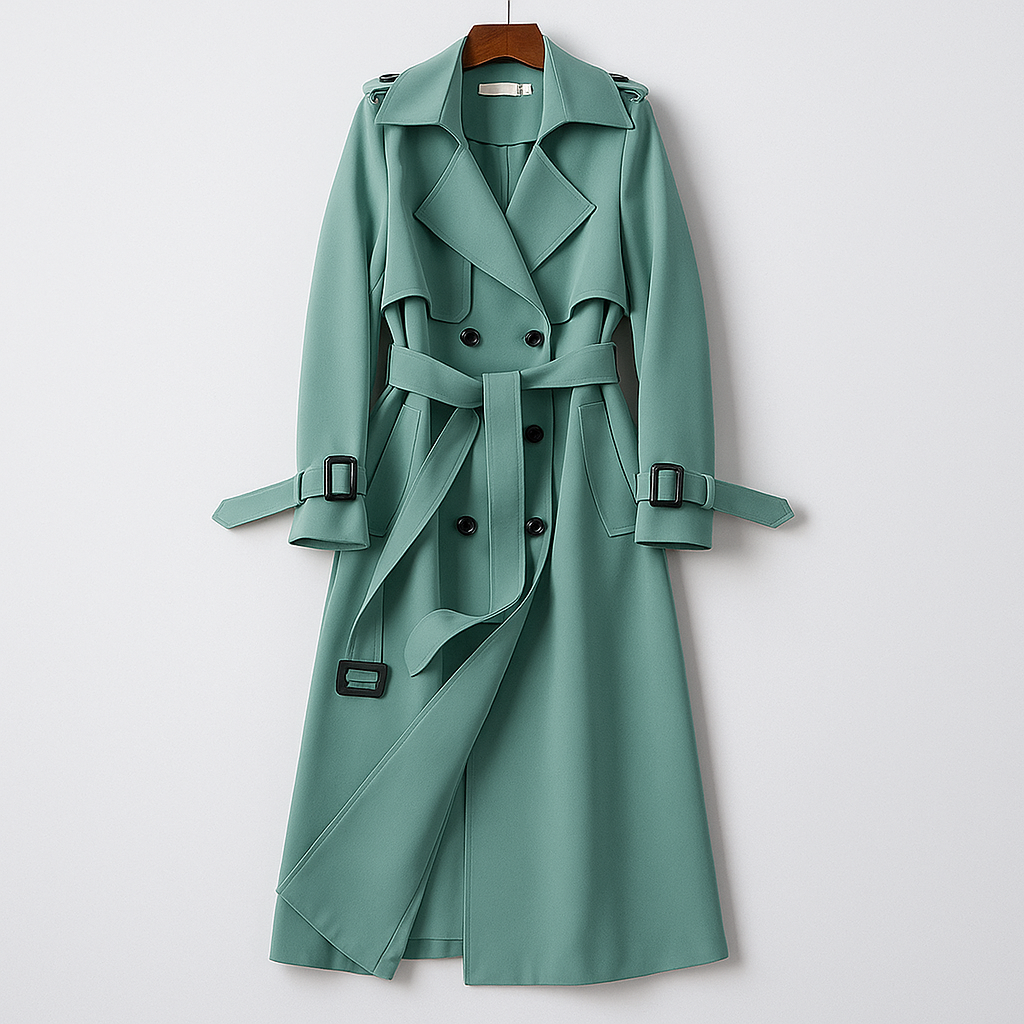 Trench coat green