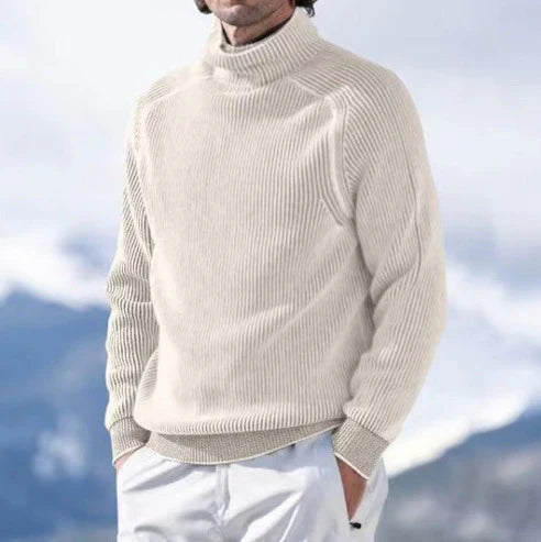 Elegante maglione dolcevita in cashmere per apparire eleganti