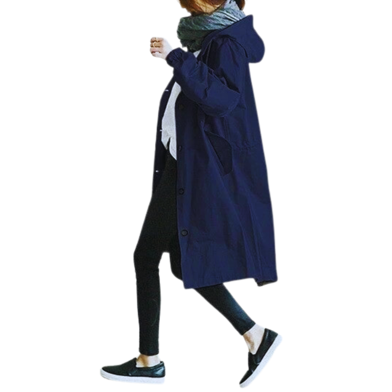 Elyna | Gabardina impermeable y cortaviento para mujer | Elegante