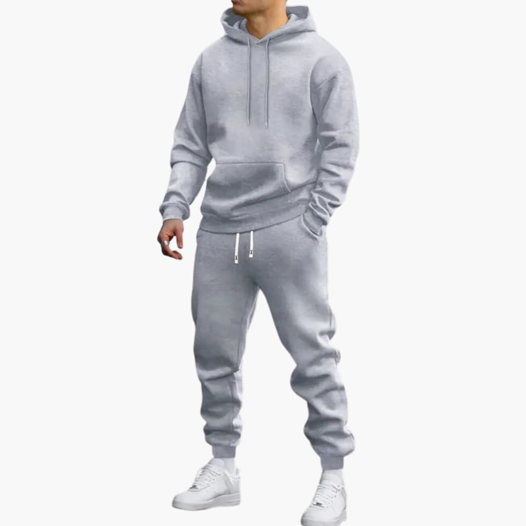 Relaxed Fit Hoodie and Jogger Set for Men - Image 4