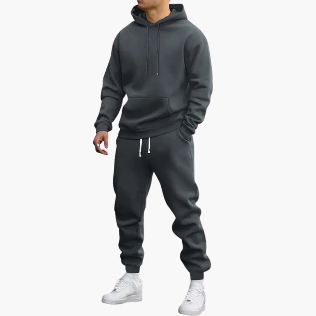 Relaxed Fit Hoodie and Jogger Set for Men - Image 5