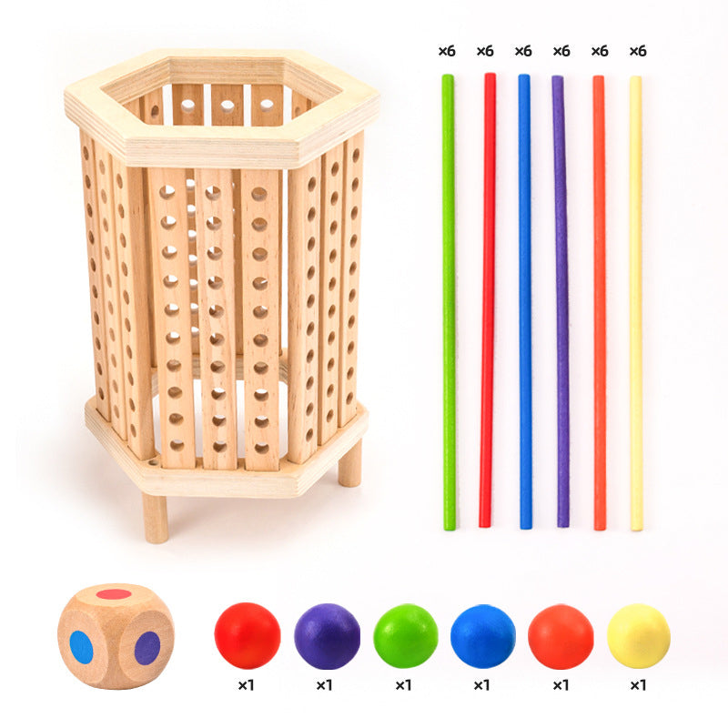 Coloring tower Montessori toy