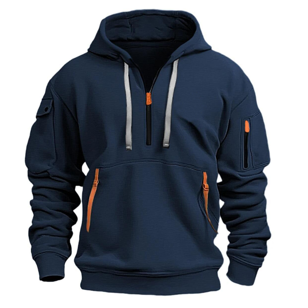 Half-Zip Pullover Hoodie for Men - Image 1