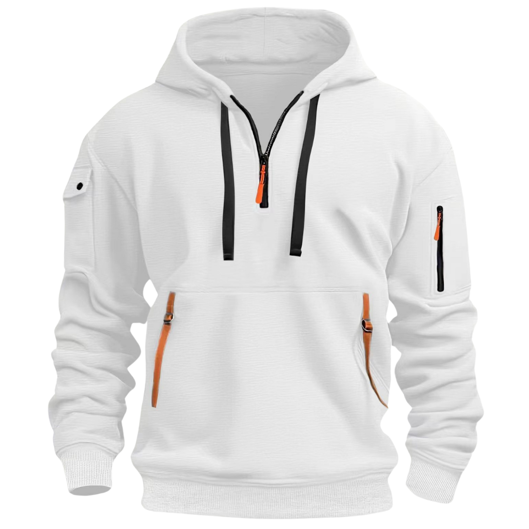 Half-Zip Pullover Hoodie for Men - Image 7