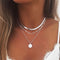Ella | Layered necklace for women gold 18k plated metal