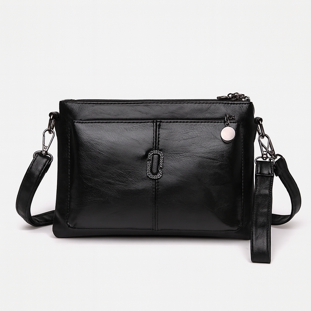 Leather bag for women black