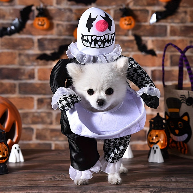 Kostým na Halloween pre psov | Dizajn chodiaceho klauna