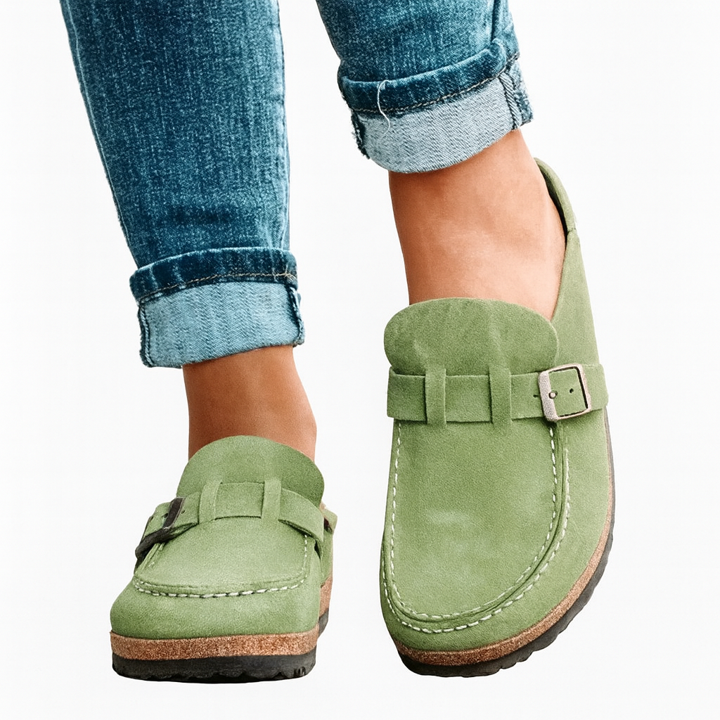 Women's clogs green