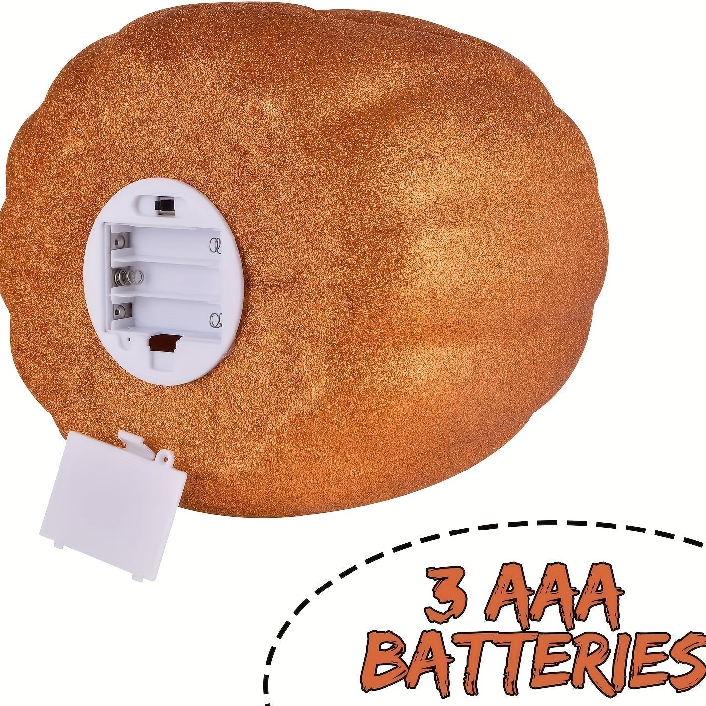 Zucca luminosa di Halloween | Decorazione Jack O'Lantern a batteria