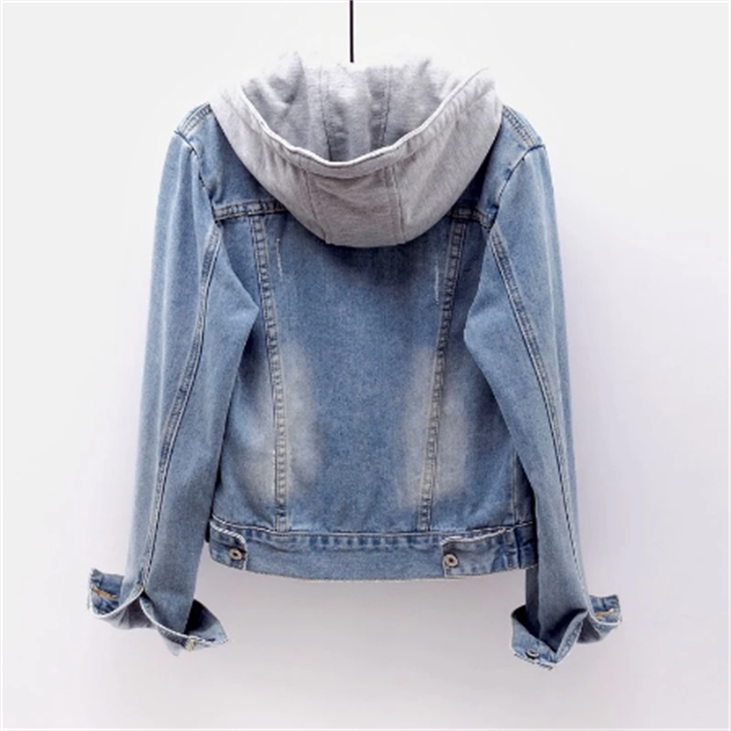 Anneke Denim women's jacket | Casual look for every day | Detachable hood