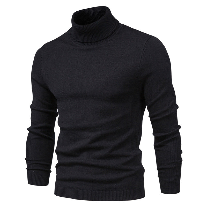 Slim Fit Ribbed Knit Sweater for Men - Image 2
