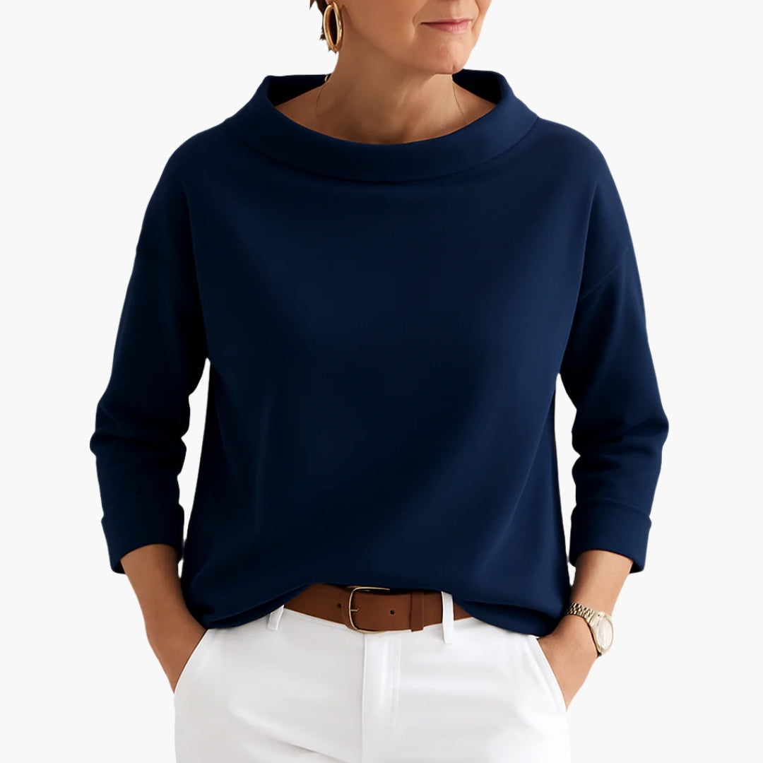 Boat Neck Top for Women - Image 8
