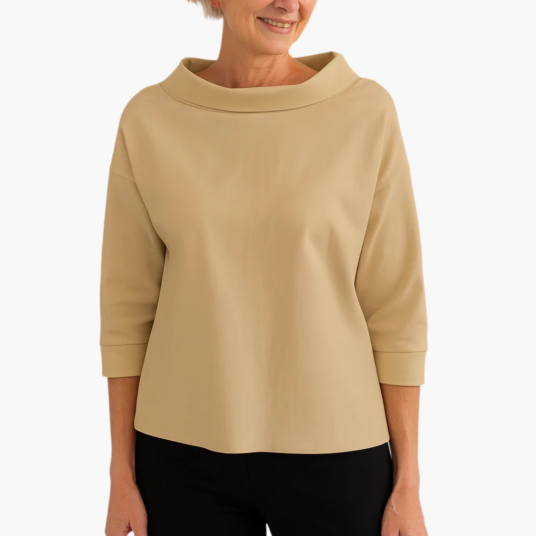 Boat Neck Top for Women - Image 6