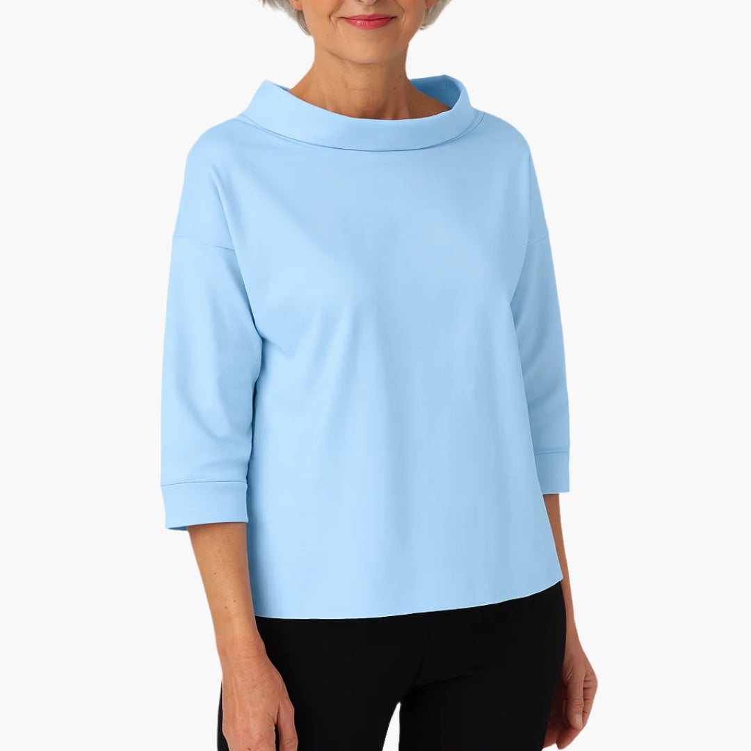 Boat Neck Top for Women - Image 2