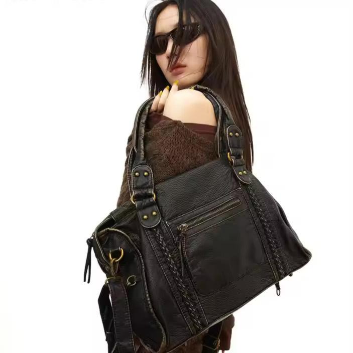 Braided Trim Tote Bag for Women - Image 4