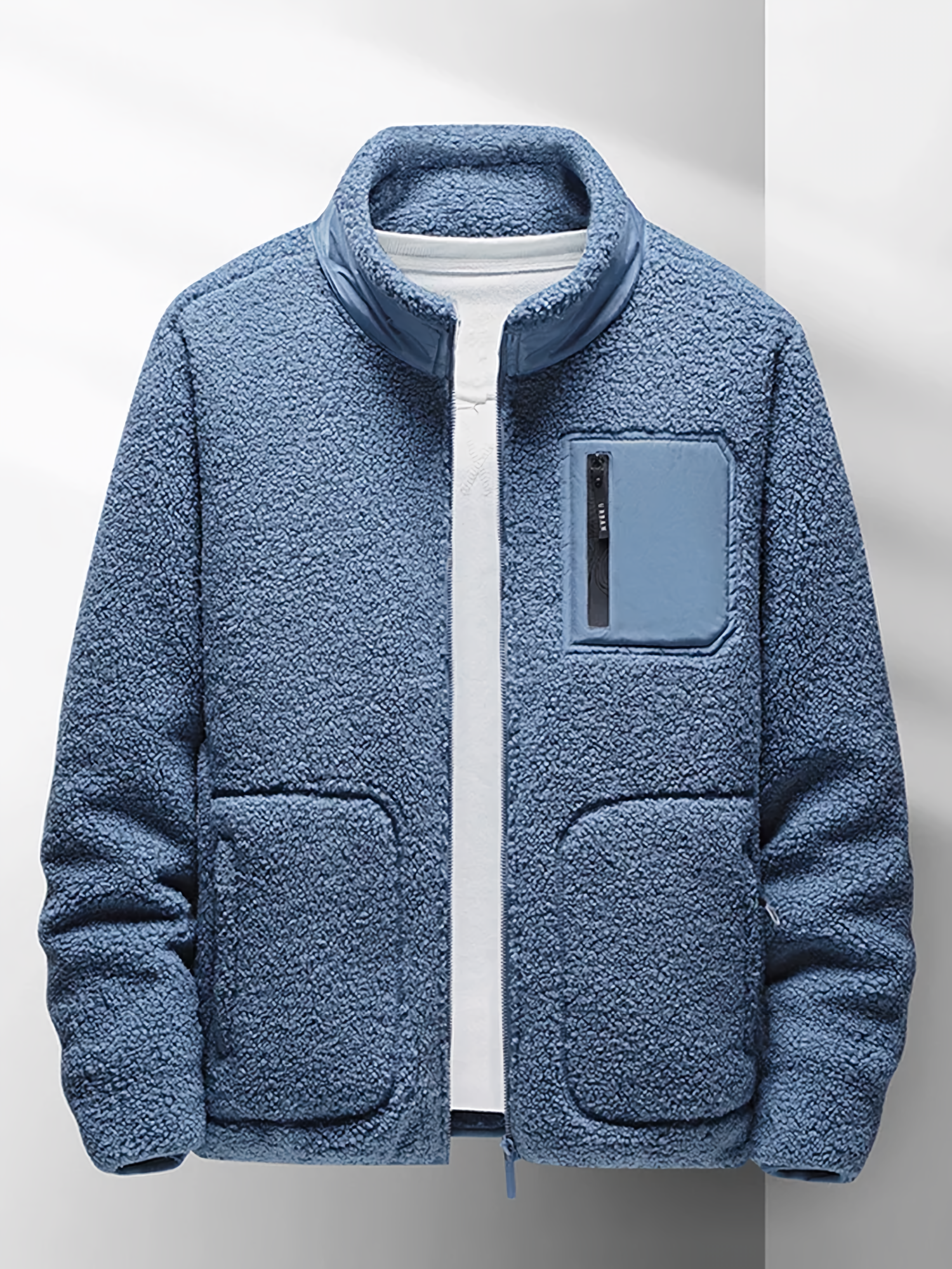 Full Zip Sweater Jacket for Men - Image 4