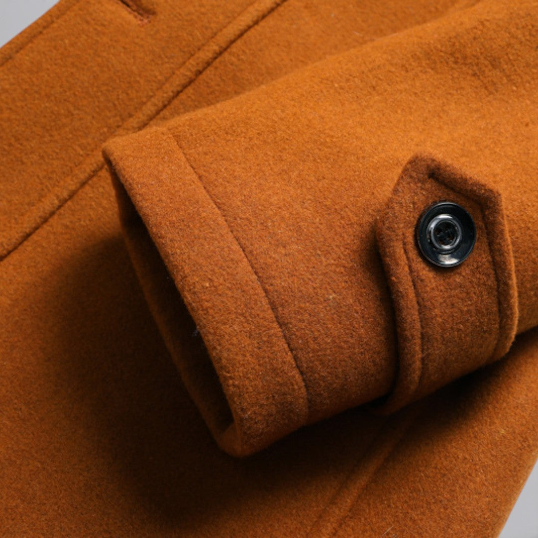 Double Breasted Pea Coat for Men - Image 24