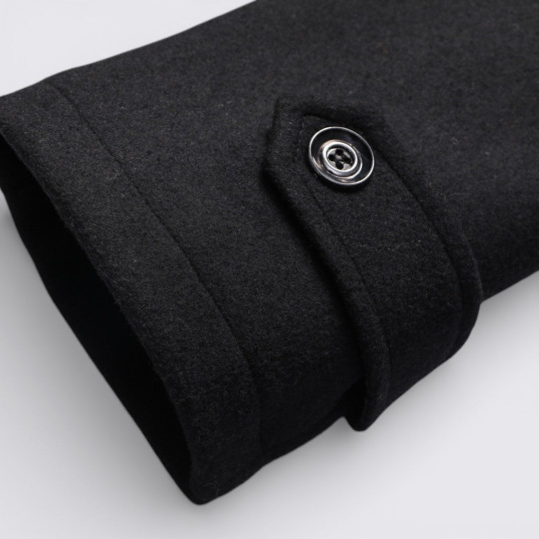 Double Breasted Pea Coat for Men - Image 6